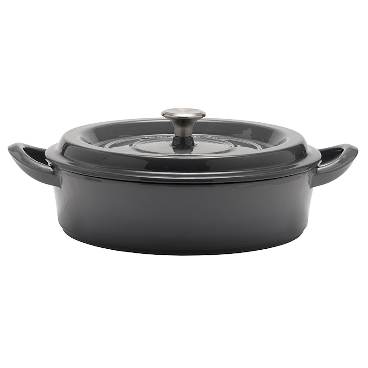 鉄鋳物ホーロー鍋「キャストポット(castpot)」24cm 浅型