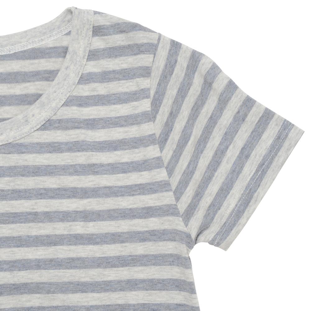 リブリブリ とっても着心地がやさしい天竺ボーダーTシャツ(婦人用)