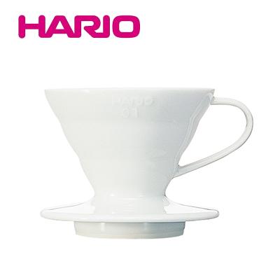 HARIO V60透過ドリッパー01セラミックW ホワイト VDC-01W