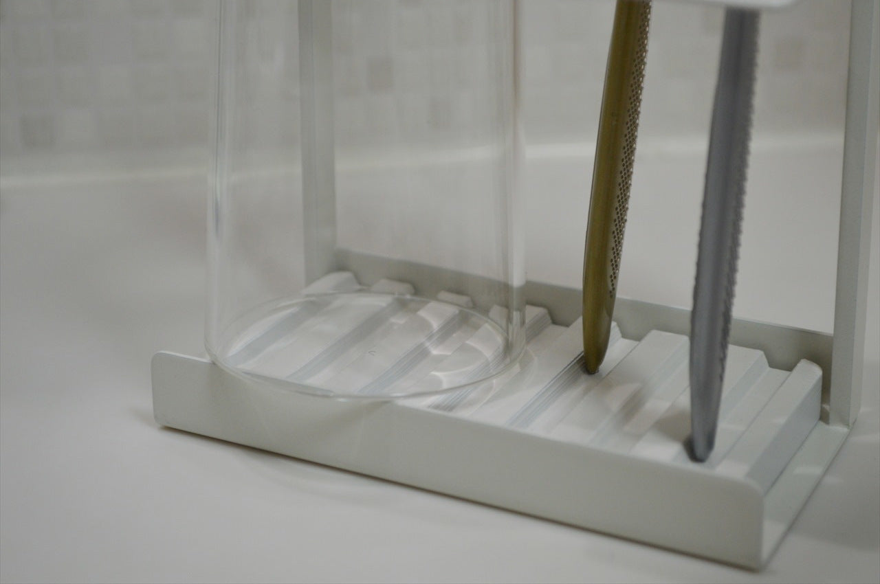 COLLEND コレンド<br>Toothbrush Stand With Dry Tray 歯ブラシスタンド(ドライトレイ付) 歯ブラシ立て ハブラシスタンド ハブラシ立て TS